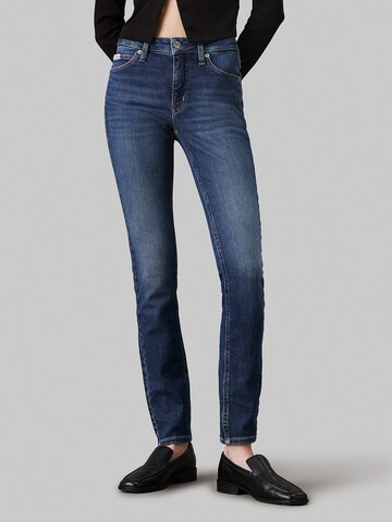 Calvin Klein JeansSkinny Traperice - plava boja: prednji dio
