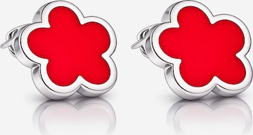 Pure Schmuck Oorbellen 'Clover' in Zilver: voorkant