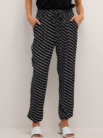 Tapered Pantaloni 'Marita' di Kaffe in nero: frontale