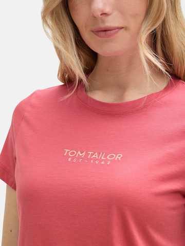 TOM TAILOR Shirt in Rood