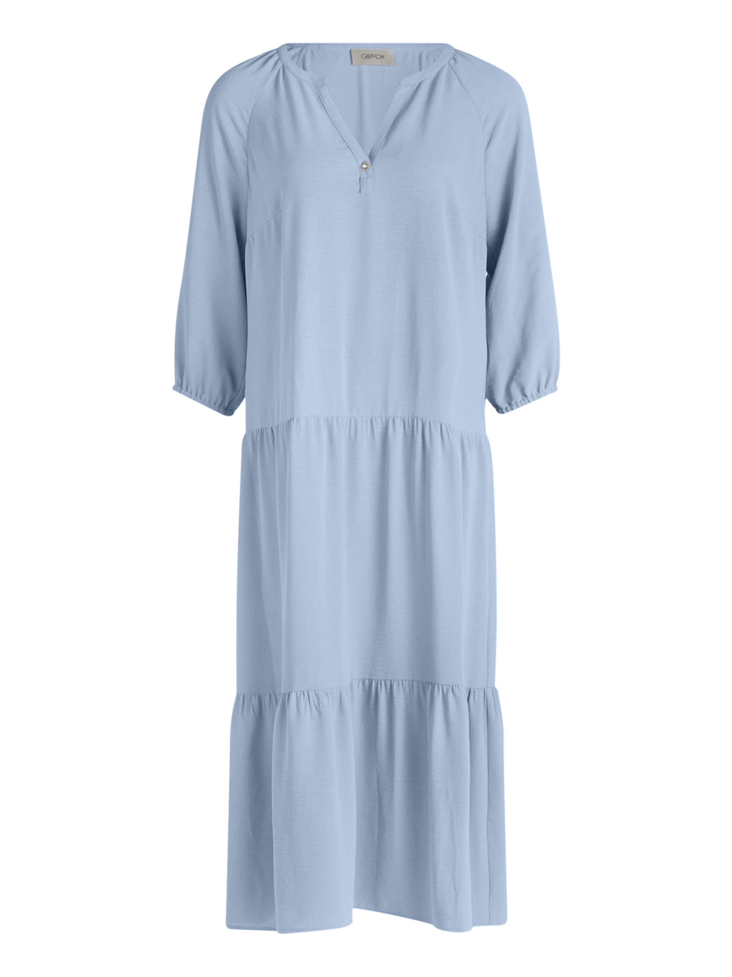 Cartoon Jurk in Blauw: voorkant