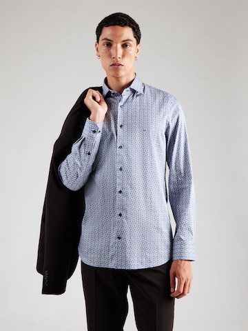 Coupe regular Chemise 'DIAMOND' Michael Kors en bleu : devant