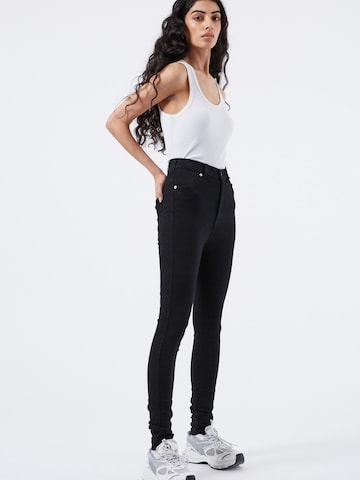 Dr. Denim Tall Skinny Jeans 'Moxy Tall' in Zwart