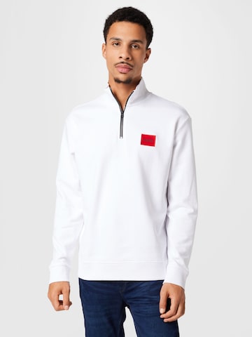 HUGO RedSweater majica 'DURTY' - bijela boja: prednji dio