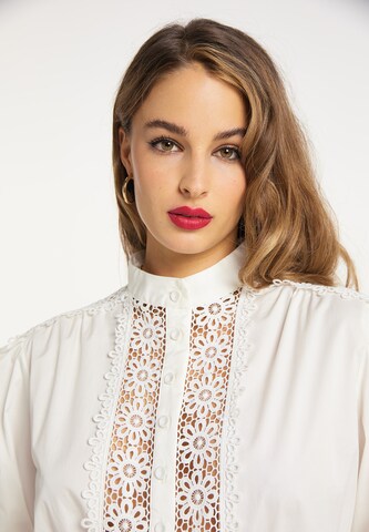 faina - Blusa en blanco