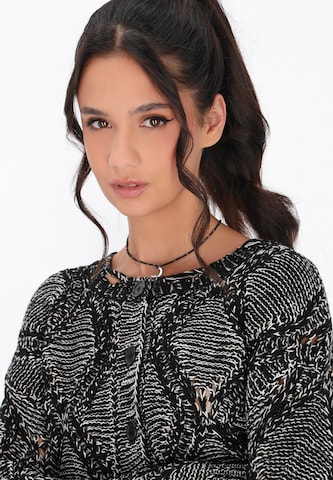 Cardigan myMo ROCKS en noir