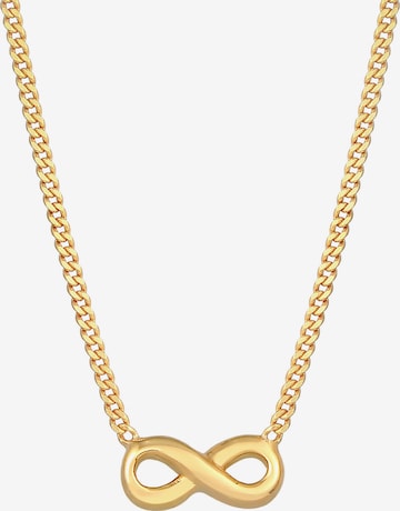 ELLI PREMIUM Ketting 'Infinity' in Goud: voorkant