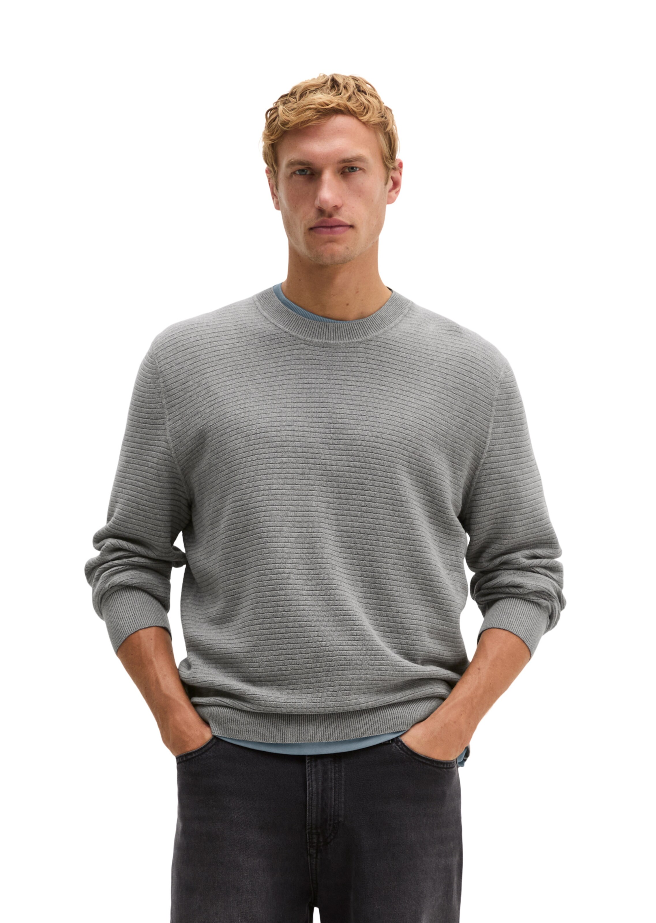 Marc O'Polo Sweater in Grey: front