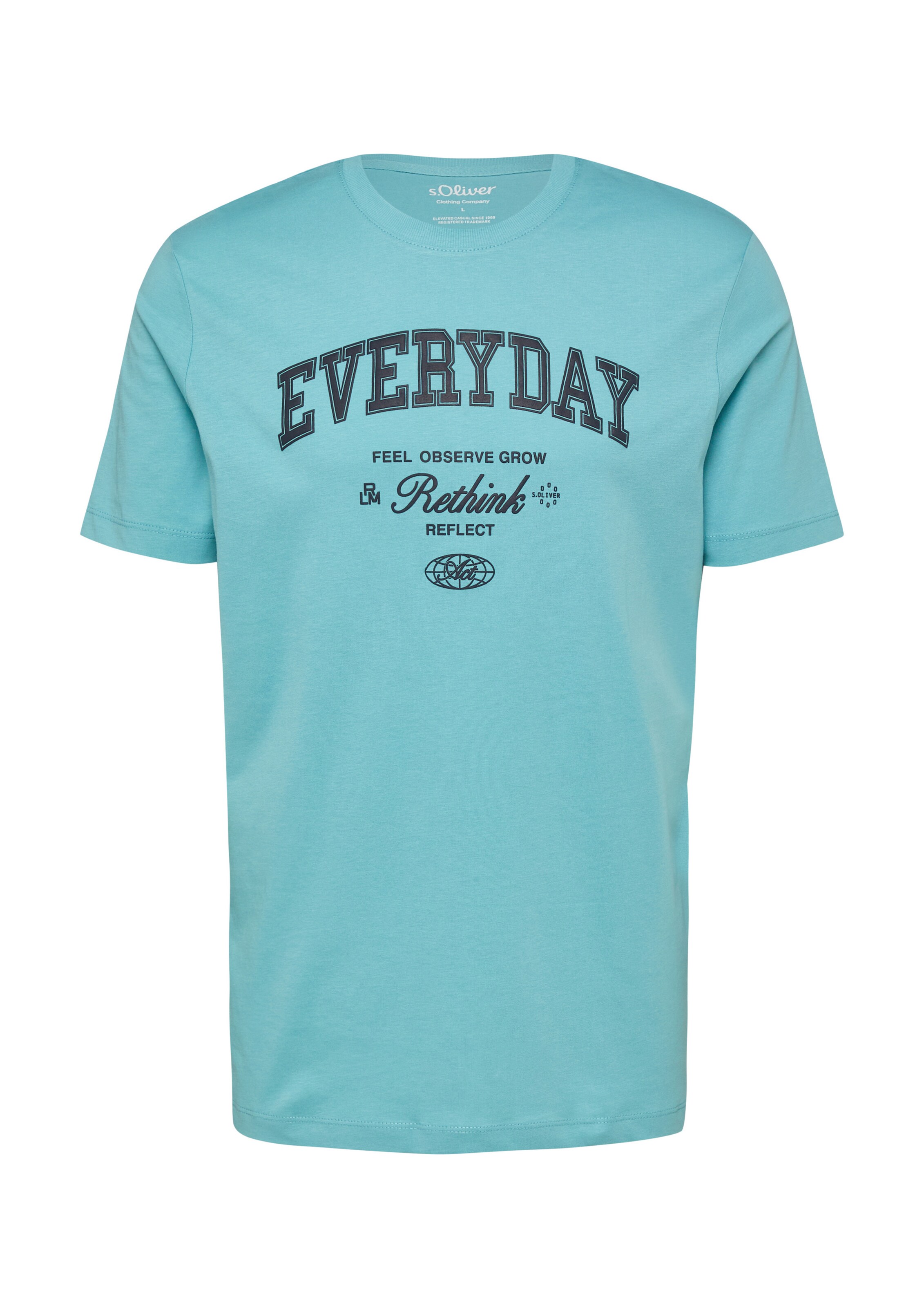 s.Oliver Shirt in Turquoise / Black, Item view