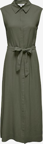 ONLY Carmakoma Košilové šaty 'CARGOA' – zelená: přední strana