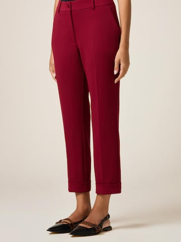 Regular Pantalon oltre en rouge