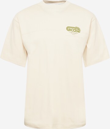 GCDS Shirt in Beige: front