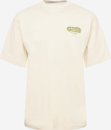 GCDS Shirt in Beige: voorkant