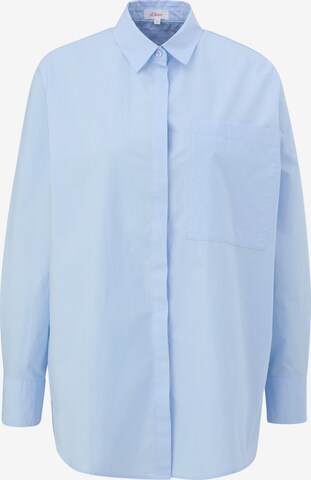 s.Oliver Blouse in Blauw: voorkant