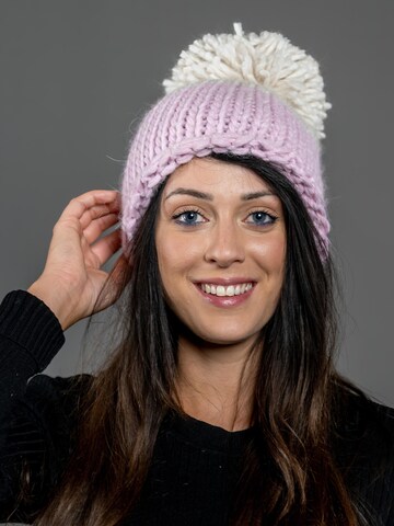 COLLEZIONE ALESSANDRO Beanie 'Lola' in Pink: front