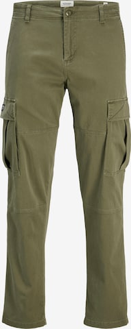 Pantalon cargo 'JPSTKane Jonnie' JACK & JONES en vert : devant
