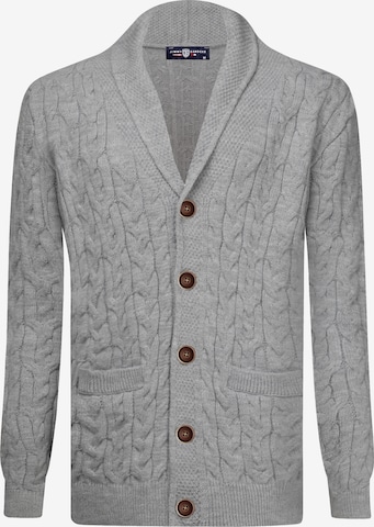 Pullover di Jimmy Sanders in grigio: frontale