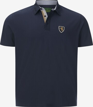 Charles Colby Poloshirt 'Earl Fances' in Blau: predná strana