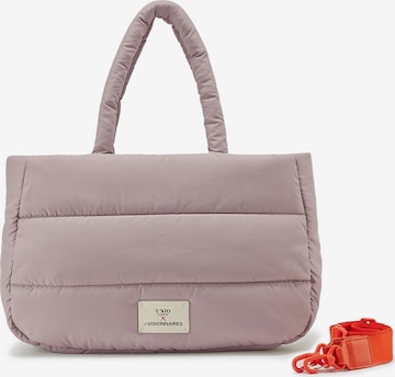 Les Visionnaires Schoudertas 'Unio Cortina' in Roze: voorkant