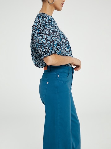 Fabienne Chapot Wide leg Jeans 'Thea' in Blauw