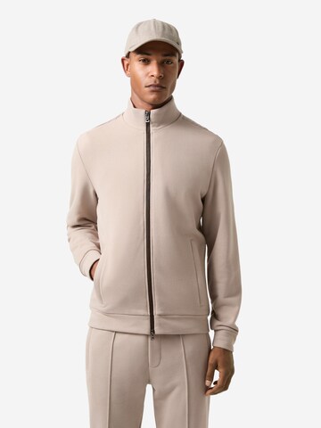 BOGNER Zip-Up Hoodie 'Mario' in Beige: front