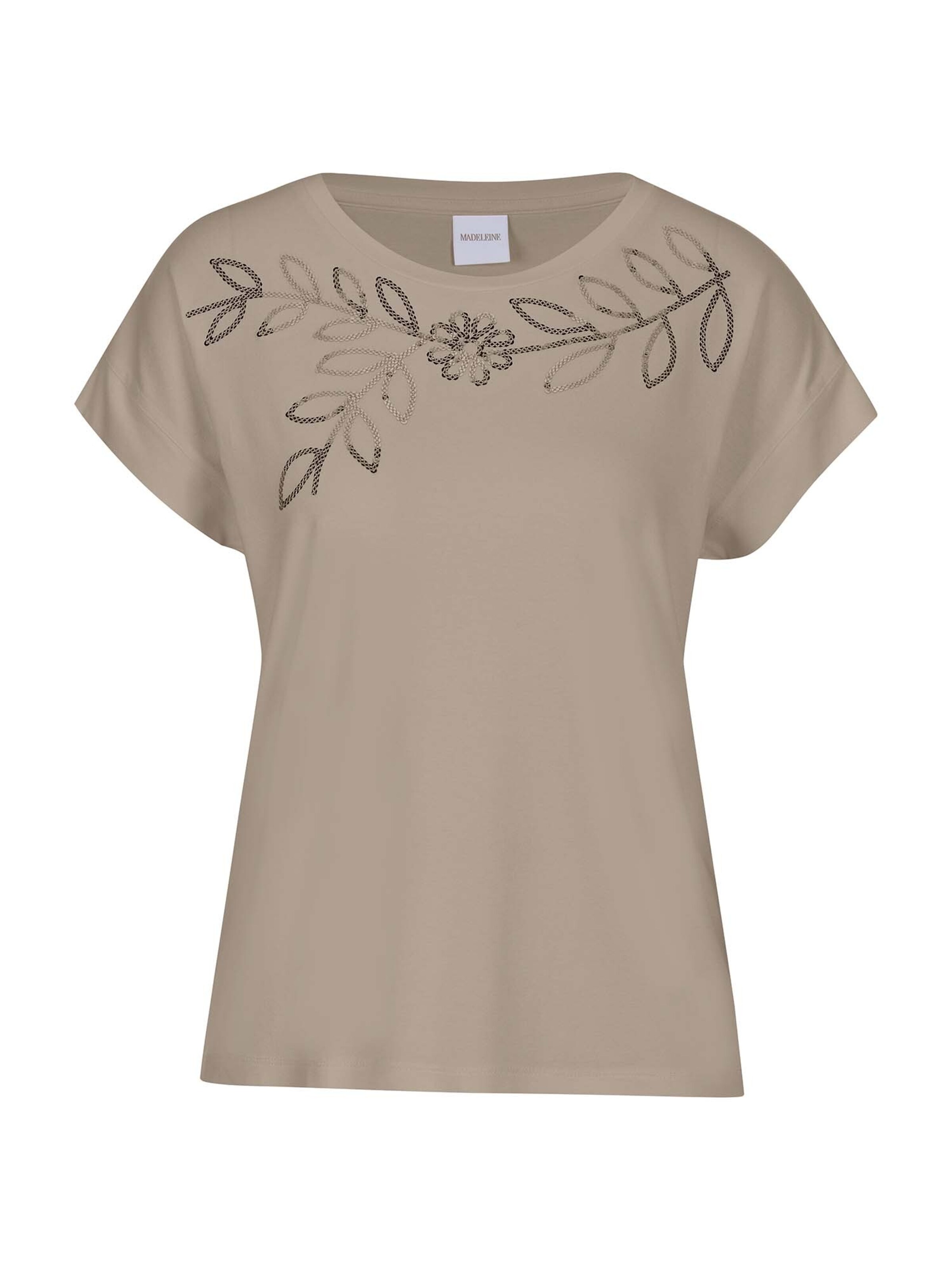 T-shirt MADELEINE en beige : devant