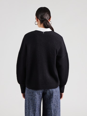 BOSS Knit cardigan 'Falescanas' in Black