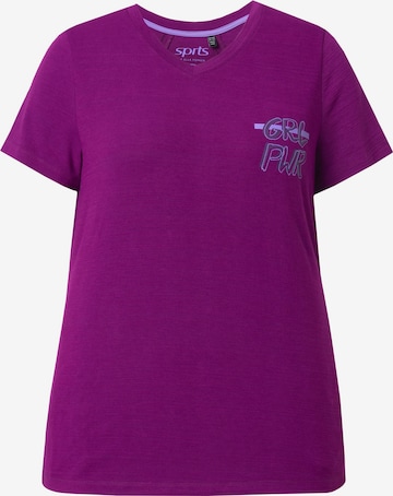 Ulla Popken Shirt in Lila: voorkant