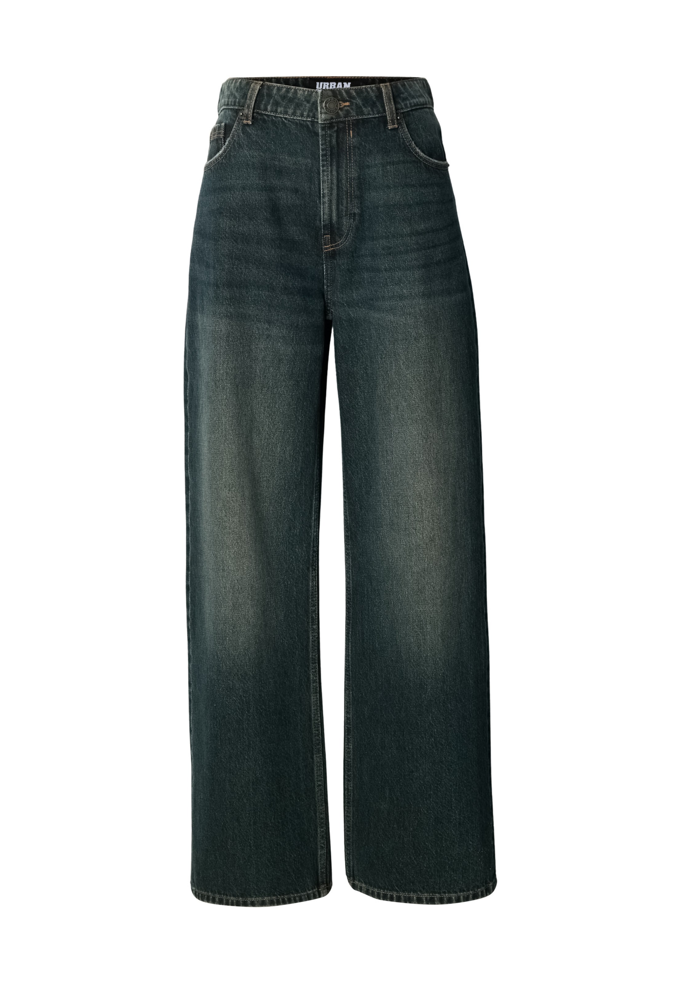 Urban Classics - Pierna ancha Vaquero en azul: frente