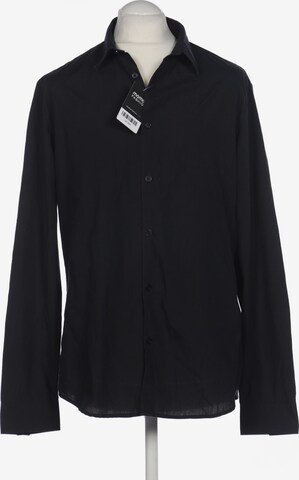 H&M Button Up Shirt in L in Black: front