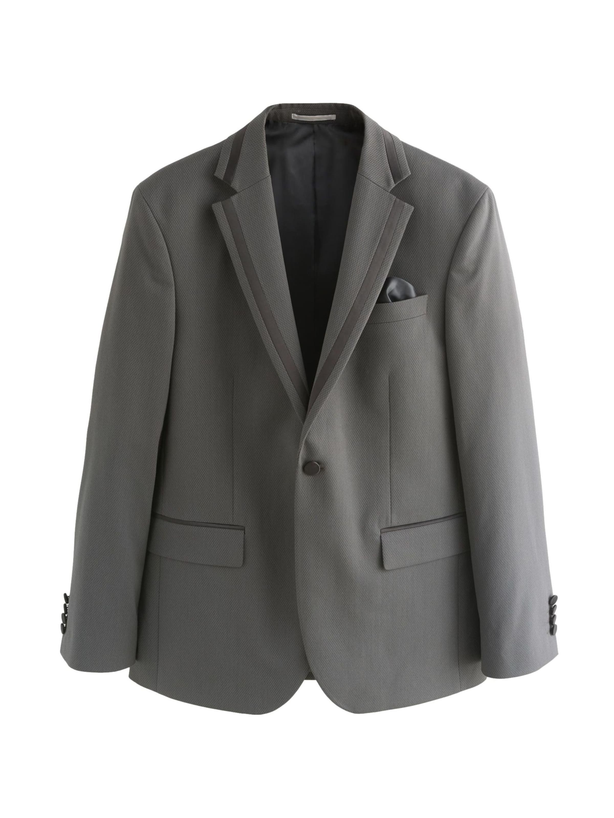 Next Slim fit Business-colbert in Grijs: voorkant