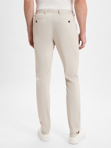 Digel Slim fit Pleated Pants in Beige