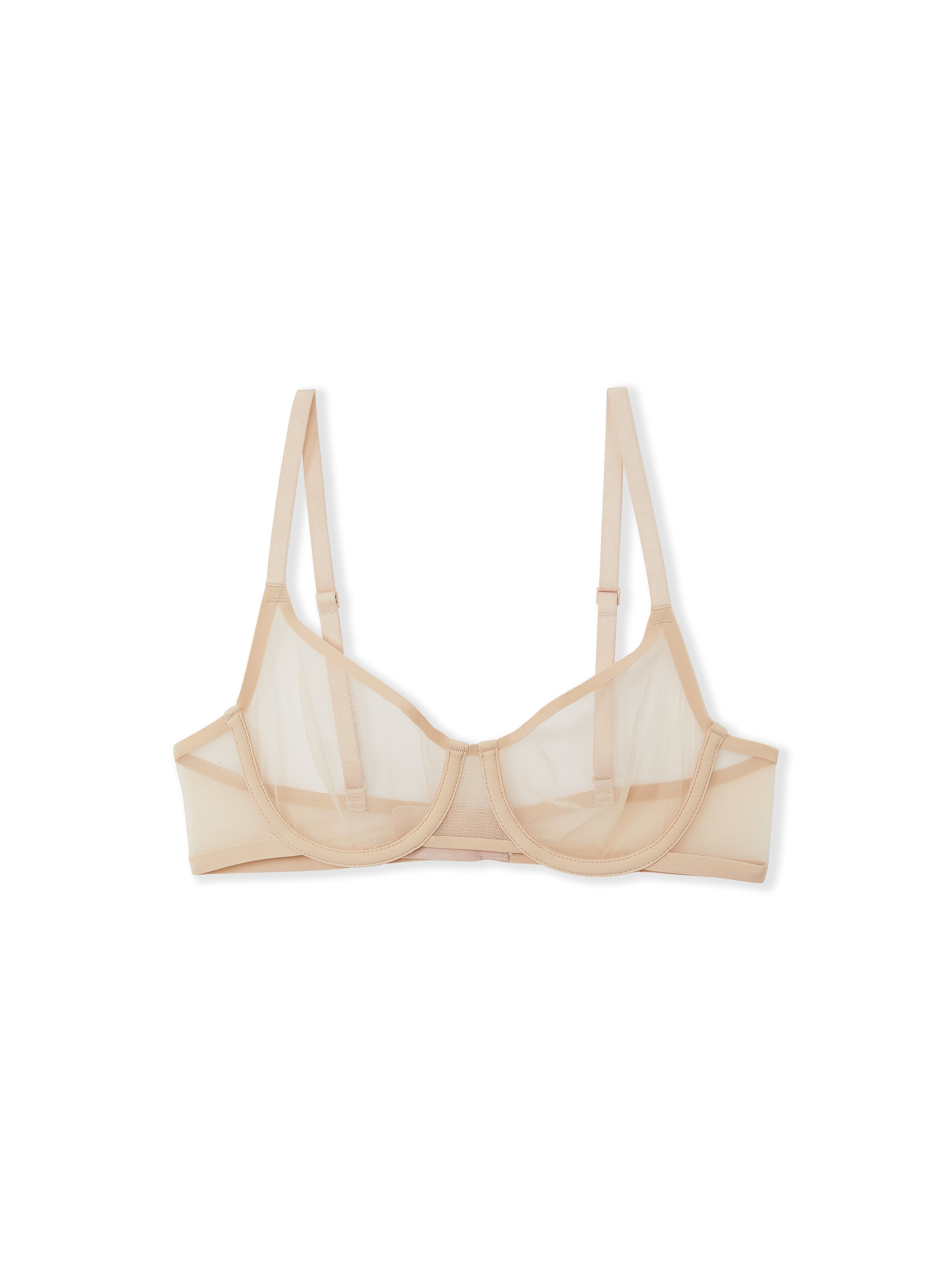 ETAM T-Shirt BH 'Pure Mesh' in Beige: Vorderseite