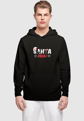 Sweat-shirt 'Santa Squad' Merchcode en noir : devant