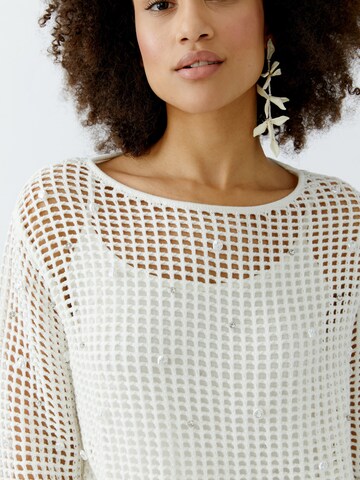 OUI Pullover in Weiß