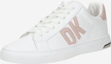 Sneaker bassa 'ABENI' di DKNY in bianco: frontale