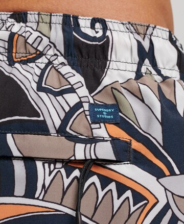 Superdry Board Shorts in Beige