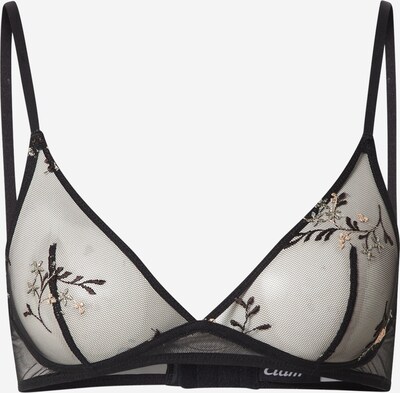ETAM Soutien-gorge 'SABBA ' en kaki / poudre / noir, Vue avec produit