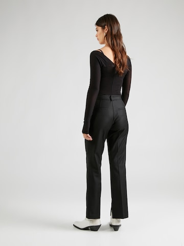 Regular Pantalon à plis IVY OAK en noir