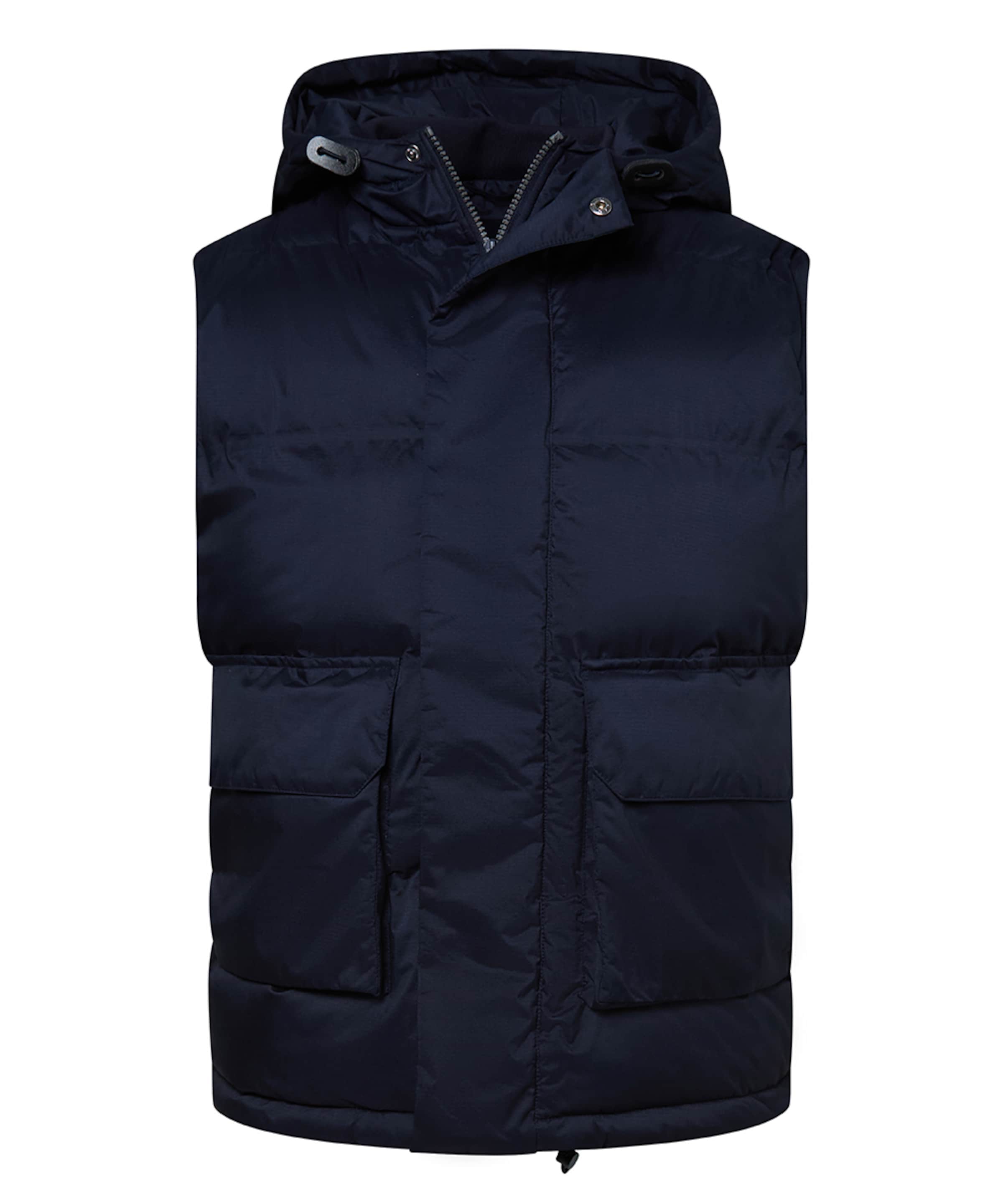 Pioneer Authentic Jeans Vest in Blue: front