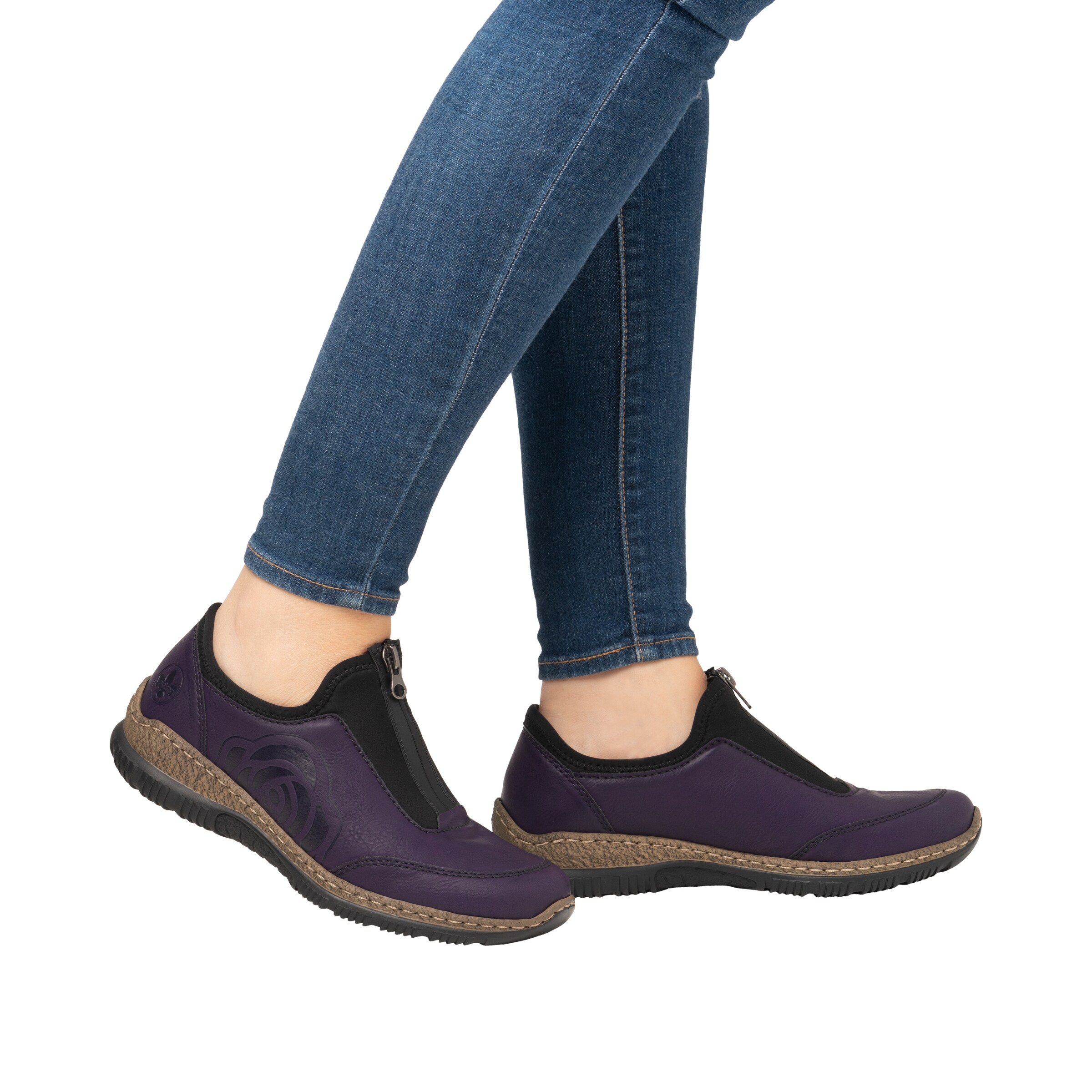 Rieker Slip On in Lila