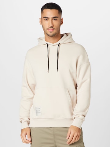 JACK & JONES Sweatshirt 'RAMI' in Beige: voorkant