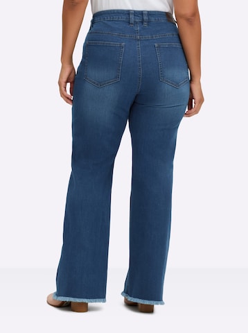 SHEEGO Bootcut Jeans i blå