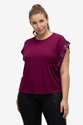 Ulla Popken Shirt in Rood: voorkant