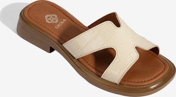 Mule Desa en beige : devant