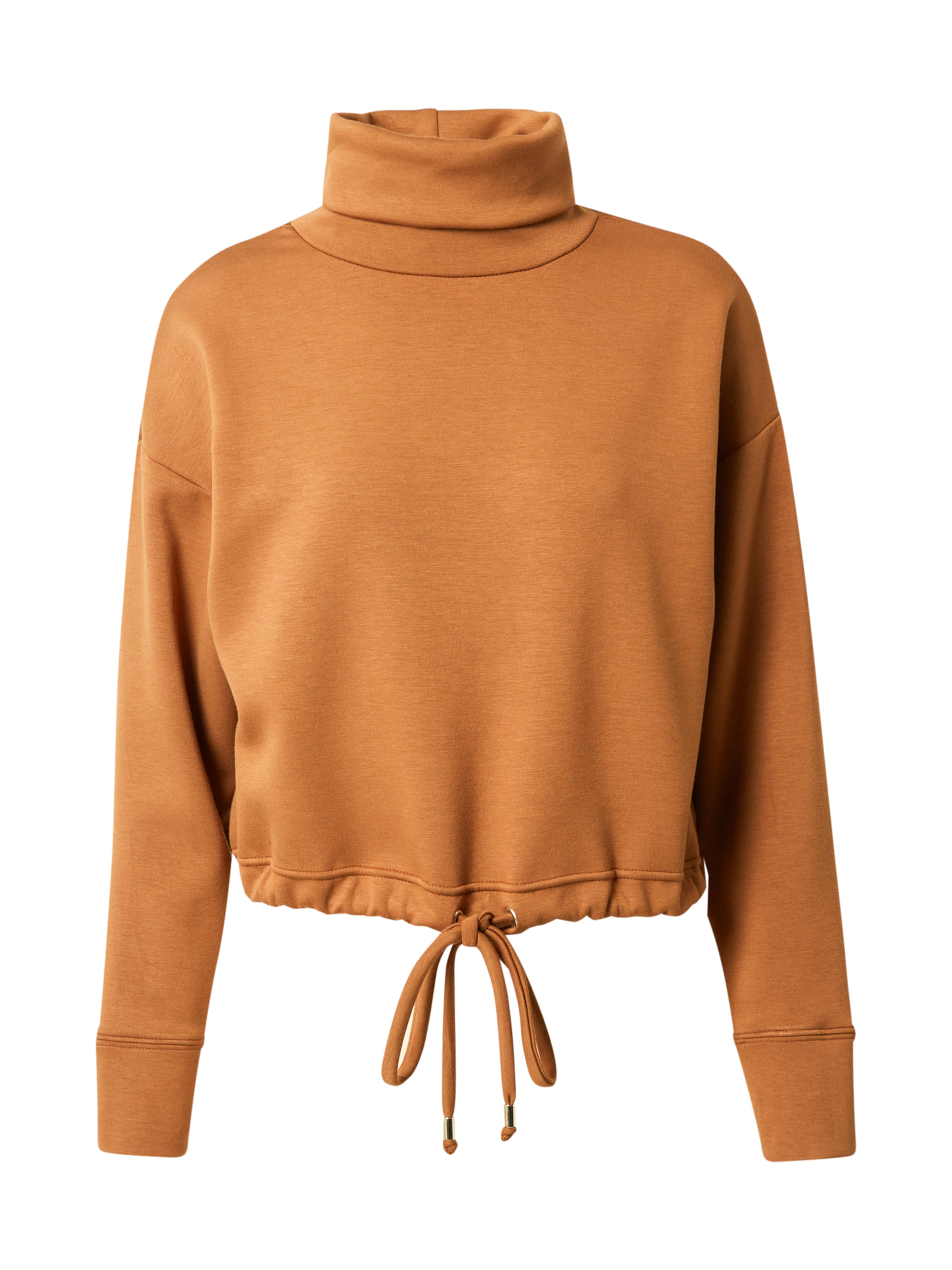 Frauen Sweat Warehouse Sweatshirt 'Soft Scuba' in Karamell - YZ09274
