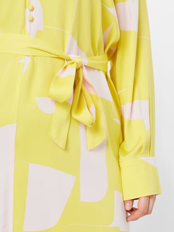Selected Femme Curve Dress 'DYNELLA' in Yellow