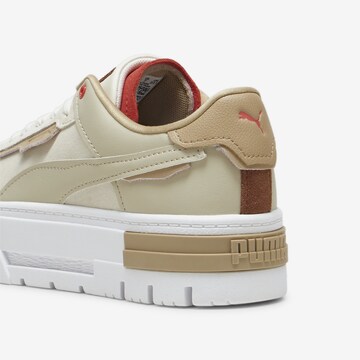 Baskets basses 'Mayze Crashed No Filter' PUMA en blanc