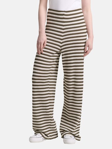 TOM TAILOR DENIM Wide leg Pants in Mixed colors: front