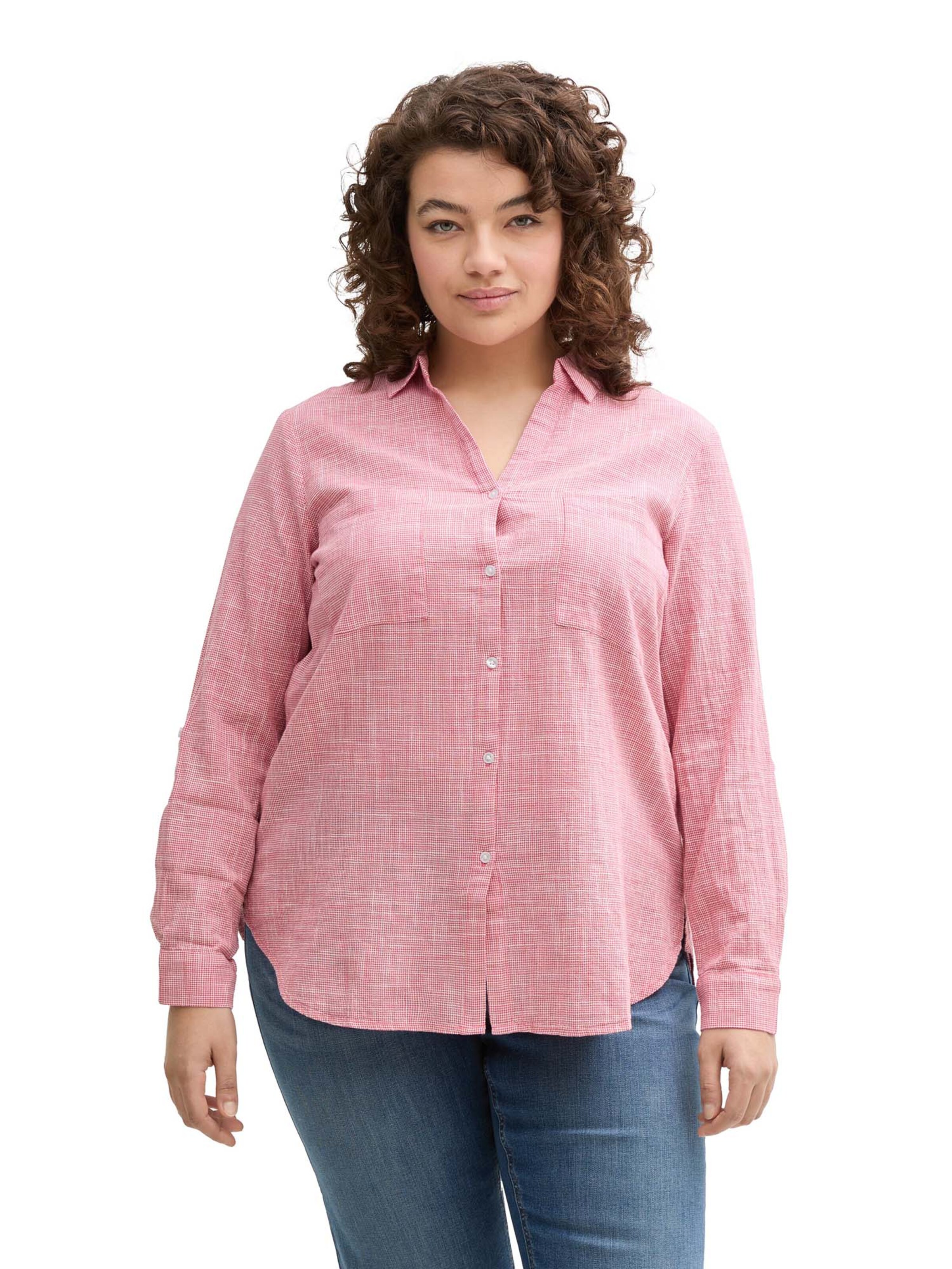 Tom Tailor Women + Blouse in Red: front